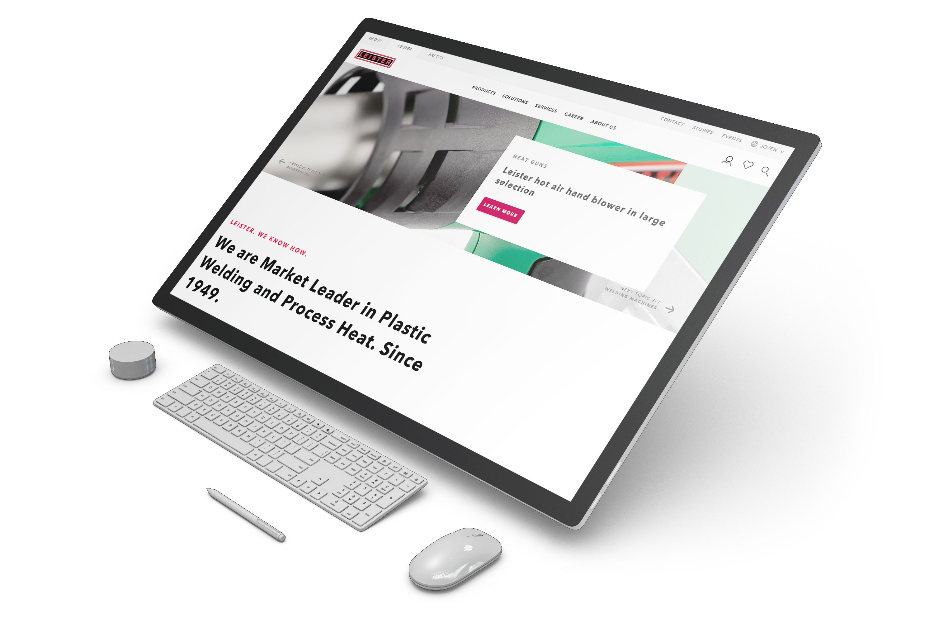 Leister-website Leister-website